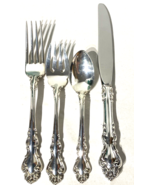 Reed and Barton SPANISH BAROQUE 4 pc. place setting 150g + knife STERLIN... - £133.55 GBP