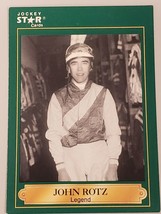 1991 Horse Star Jockey Star Cards John L Rotz #20 Autographed on Back - £4.51 GBP