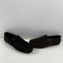 TOD’s Chocolate Brown Suede Moccasin Driving Loafers Men’s Size 6.5 - £140.88 GBP