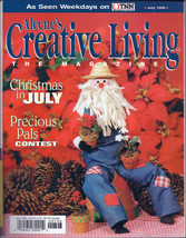 Aleene&#39;s CREATIVE LIVING  The Magazine July 1996 Christmas in July - $1.75