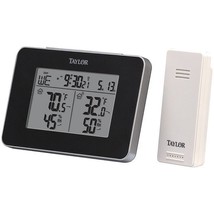 Taylor Precision Products 1731 Wireless Indoor &amp; Outdoor Weather Station with H - £39.68 GBP