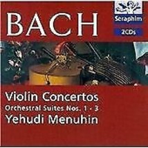 Johann Sebastian Bach : Concertos for Violin (Menuhin) CD Pre-Owned - £12.24 GBP