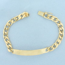 Curb Link ID Name Bracelet in 14k Yellow Gold  - £2,316.24 GBP