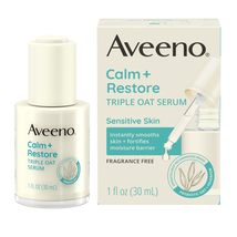 Aveeno Calm + Restore Triple Oat Hydrating Face Serum for Sensitive Skin, Gentle - £13.67 GBP