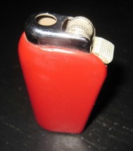 Vintage Europ EAN Made Black Red Color Novelty Plastic Gas Butane Lighter - £4.49 GBP