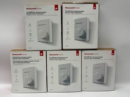 New Open 5PK HoneyWell CT410B Non-Program, Electric Heat Thermostat - €64,15 EUR
