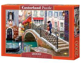 2000 Piece Jigsaw Puzzle, Venice Bridge, Venetian canals, Venice Italy P... - $31.99