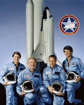 STS-5 Astronaut Crew Portrait Space Shuttle Columbia Brand Overmyer Photo Print - £6.96 GBP