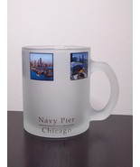 Navy Pier Chicago Frosted Coffee Cup Mug - £10.76 GBP