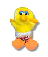 Vintage Hasbro Softies Big Bird Luvs You Baby Plush Stuffed Animal Sesam... - $15.95