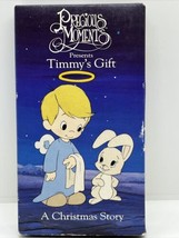 Precious Moments Presents Timmy&#39;s Gift A CHRISTMAS STORY (1991, VHS) McD... - £5.55 GBP