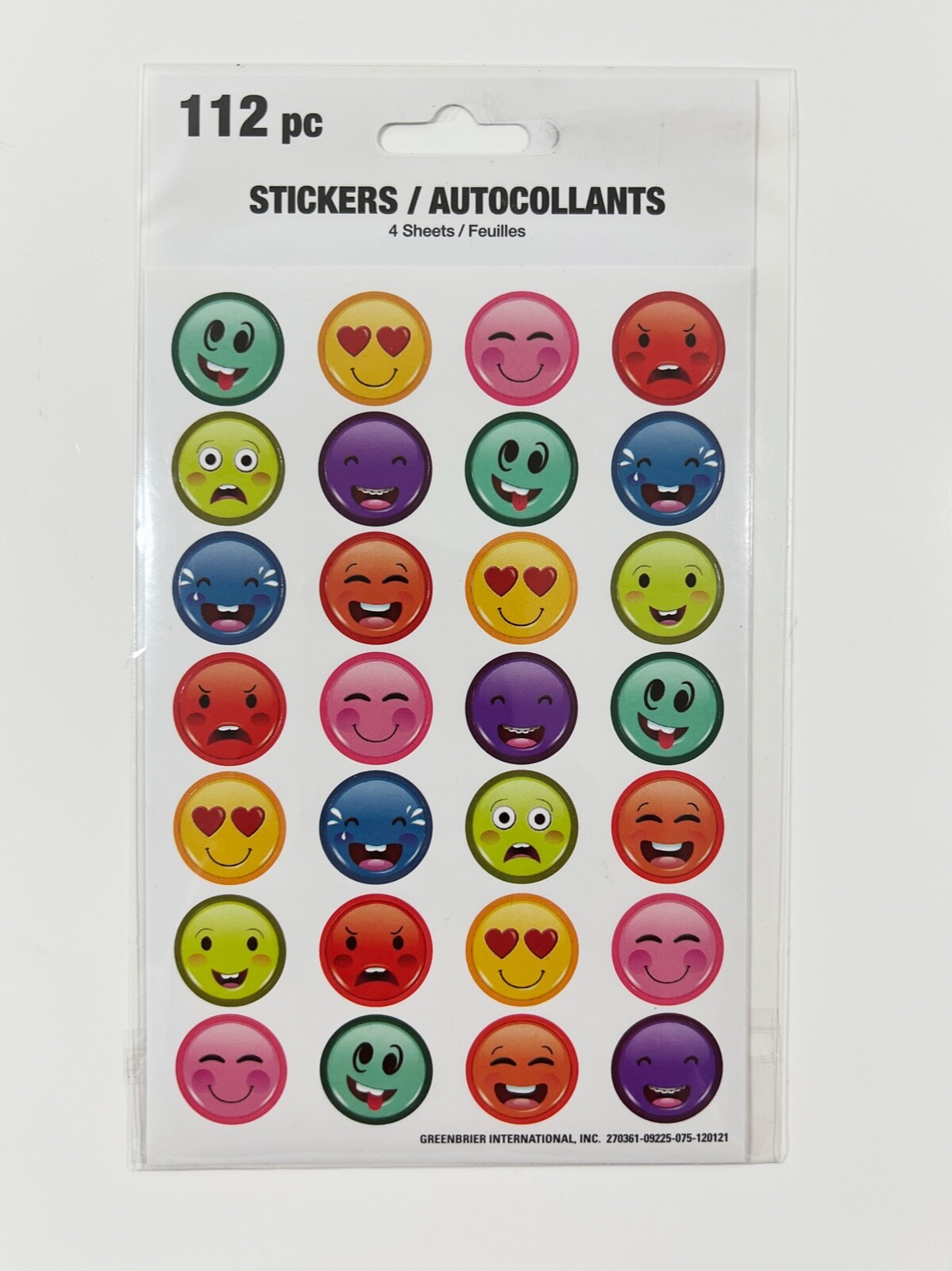 Face Autocollants  Scrapbook Stickers 112pc (BRAND NEW SEALED) - $7.91