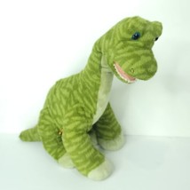 Build a Bear Brontosaurus Plush Dinosaur Green Stuffed Animal Toy BAB 23&quot; Long - £23.64 GBP