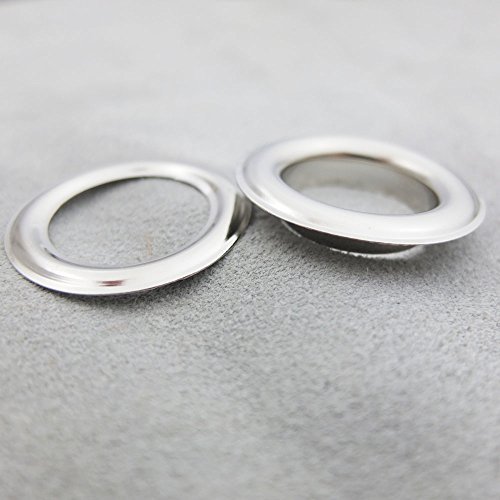 Bluemoona 100 Sets - Grommet Eyelets 7/8" 21.5mm With Washer Canvas Self Backing