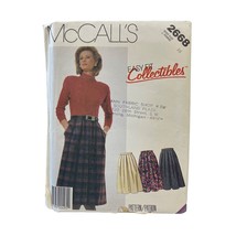 McCalls Sewing Pattern 2668 Skirt Misses Size 16 Vintage - $8.99
