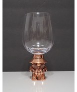 NEW Thanksgiving Pilgrim Copper Gnome Wine Glass 15 OZ - £23.69 GBP