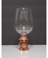 NEW Thanksgiving Pilgrim Copper Gnome Wine Glass 15 OZ - $42.24 CAD