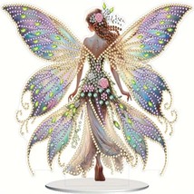 Butterfly Fairy  Diamond Jewel Art On Stand, Home &amp; Bedroom Decor COMPLETED - $22.76