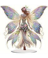 Butterfly Fairy  Diamond Jewel Art On Stand, Home &amp; Bedroom Decor COMPLETED - $400.90 MXN