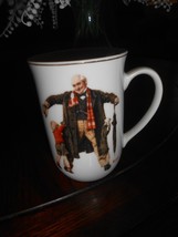 Norman Rockwell Saturday Evening Post 1936 Puppy in a Pocket Mug / Cup Free ship - £6.09 GBP