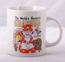 The World&#39;s Greatest GRANDMA 12oz cute coffee mug for a grandmother - £6.10 GBP