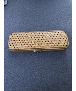 Vintage Bamboo Pencil Case Japan Collectable Antique Japanese Art No Pen... - $47.86 CAD