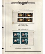 Minkus U S Plate Block Stamp Album Pharmacy  &amp; Stamp Collecting, Plate B... - $181.97 MXN