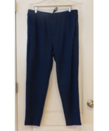 Glacier Performance Active Pants Comfort Waistband Navy  Blue Men&#39;s Sz X... - $21.29