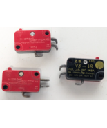 Lot of 3 HONEYWELL MICROSWITCH V3-19 SNAP PLUNGER SWITCH 15A 250V SOLDER... - $26.72