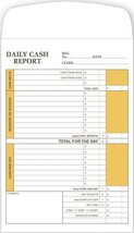 EGP Daily Cash Report, Size: 6 1/2 x 9 1/2, Quantity 250 - £65.87 GBP