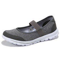 Ultra Light Elastic Fabric Flat Shoes For Women Comfort Walking Shoes Ladies cas - £28.16 GBP