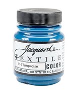 Jacquard Products Jacquard Textile Color Fabric Paint, 2.25-Ounce, Turqu... - £3.15 GBP
