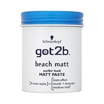 Schwarzkopf got2b Beach Matt Surfer Look Matt Paste 100 ml - Pack of 6  - $69.00