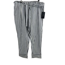 Zara Striped Cotton Woven Pant Size XL New - £22.28 GBP