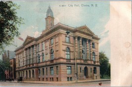 City Hall Elmira New York Undivided Back Postcard - £12.37 GBP