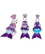 Zack &amp; Zoey Iridescent Mermaid Dog Costume Mythical Blue Purple Shimmery... - $24.90 CAD