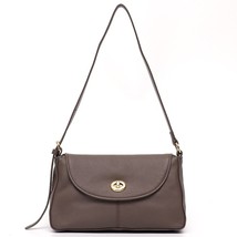 SC Fashion Soft Leather Shoulder Bags For Women  Design Lock Baguette Handbags F - £58.41 GBP