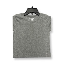 Nordstrom Girls T-Shirt Gray Lettuce Edge Basic Cotton Blend Short Sleev... - £8.17 GBP