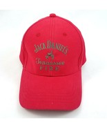 Jack Daniels Tennessee Fire Whiskey Baseball Cap Hat Red Embroidered Str... - £11.72 GBP
