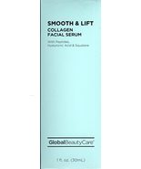 Global Beauty Care Smooth &amp; Lift Collagen Facial Serum with Peptides, Hy... - $5.60