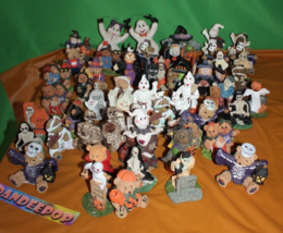 50 Piece Assorted K&#39;s Collection Halloween Holiday Theme Resin Figurines - £36.99 GBP