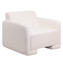 LeisureMod Nyta Accent Chair  Linen Upholstered Armchair with Padded Seat and B - $911.40