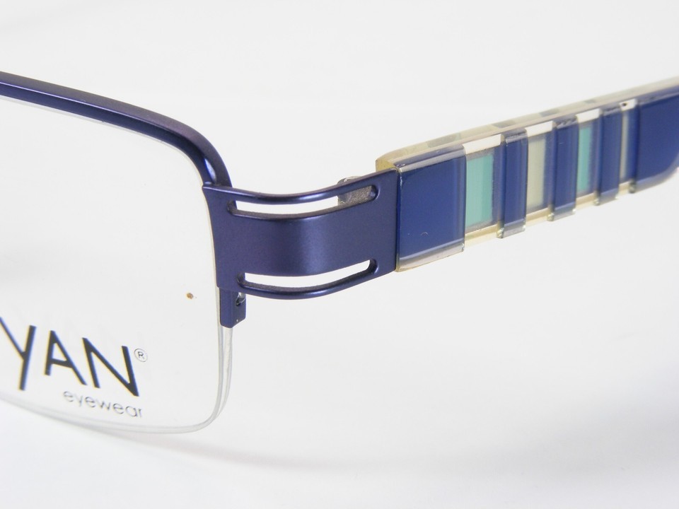 YAN by BoDe 6246 44 Violet UNIQUE RARE EYEGLASSES GLASSES 50-19-140mm Germany Item image 5