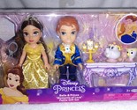Disney Princess Petite Belle &amp; Prince &quot;Moment of Love&quot; 6&quot; Dolls New - £13.85 GBP