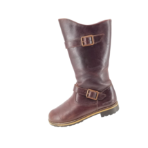 Patagonia Tin Shed Rider Forge Brown Leather Boots Women’s  Side Zipper ... - $45.37