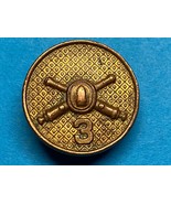 1919-1937, U.S. ARMY, COASTAL ARTILLERY, 3rd REGIMENT, TYPE II, COLLAR DISK - $20.66 CAD