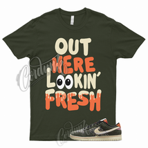 FRESH T Shirt to Match Dunk Low SE Gone Fishing Rainbow Trout Sequoia Orange 1 - £18.11 GBP+