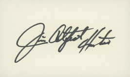 Jim &quot;Catfish&quot; Hunter original signature - £78.47 GBP
