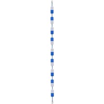 vidaXL Swimming Pool Safety Divider Rope Blue and white ABS plastic - $59.86