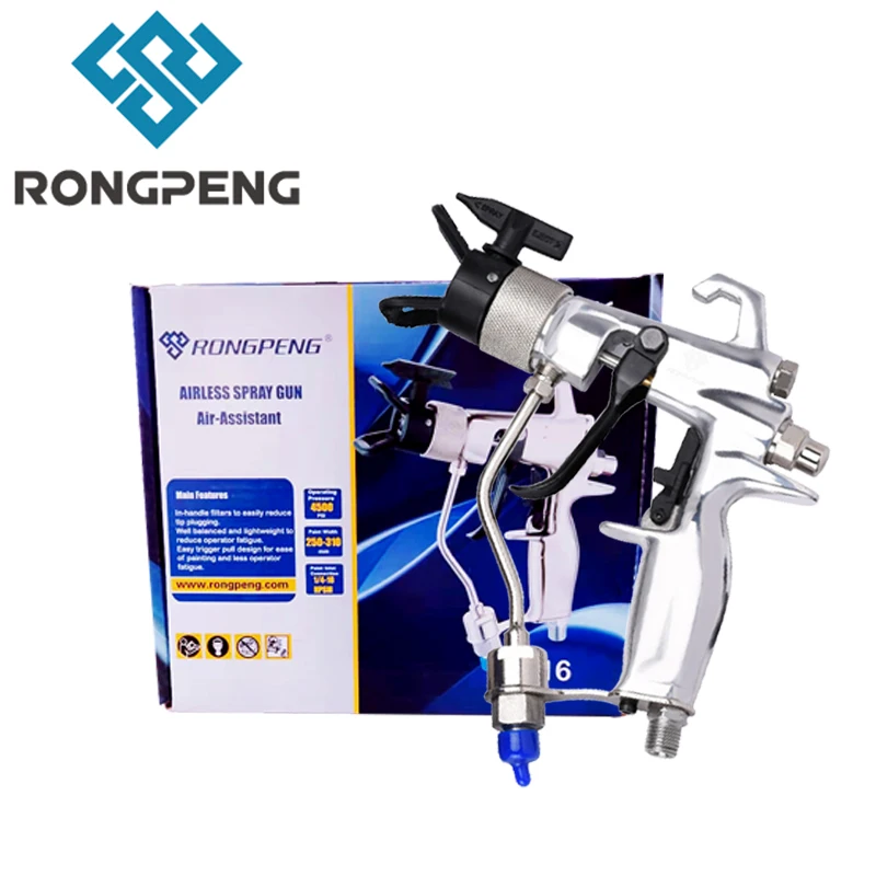 RONGPENG Airless Paint Spray  4500PSI High Pressure Paint Sprayer With 5... - £267.21 GBP